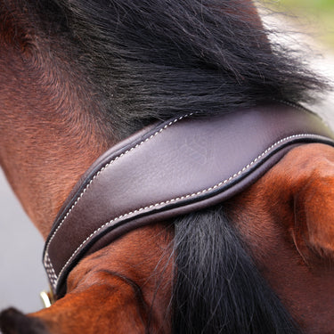 Shires Velociti LUSSO Padded Leather Headcollar Havana| Online For Equine