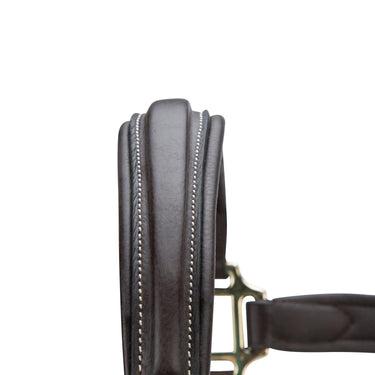 Shires Velociti LUSSO Padded Leather Headcollar Havana| Online For Equine