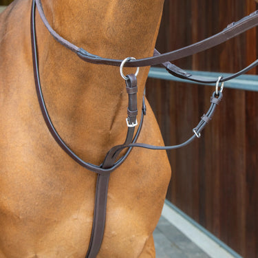 Shires Velociti Lusso Black Running Martingale| Online For Equine