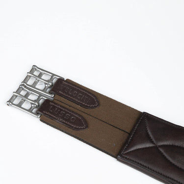 Buy the Shires Velociti Lusso Havana Anatomical Girth With Elastic | Online for Equine