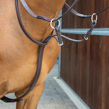 Shires Velociti Lusso Havana Running Martingale| Online For Equine
