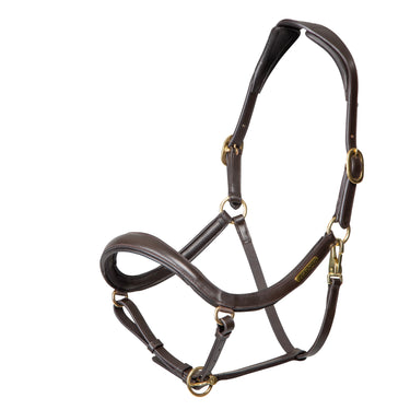 Buy Shires Velociti RAPIDA Curved Leather Headcollar | Online for Equine