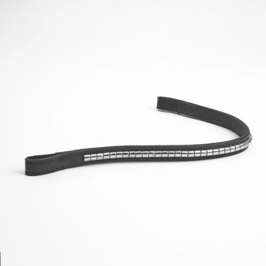 Buy the Shires Velociti Rapida Black/Silver Clincher Browband | Online for Equine