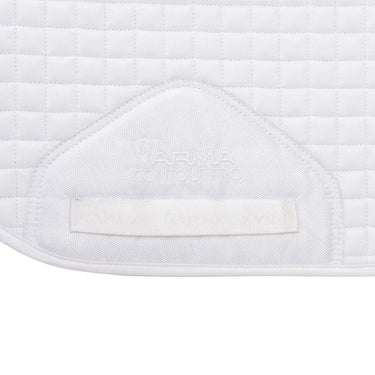Shires White ARMA Deluxe Cotton Dressage Saddlecloth| Online For Equine