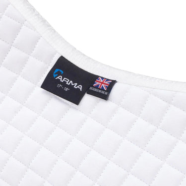 Shires White ARMA Deluxe Cotton Numnah| Online For Equine