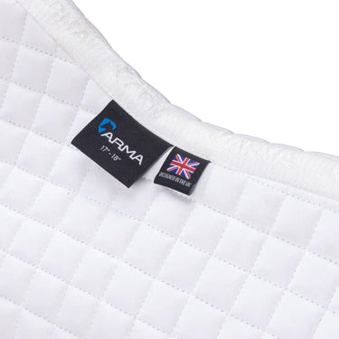 Shires White ARMA Deluxe Cotton Saddlecloth| Online For Equine