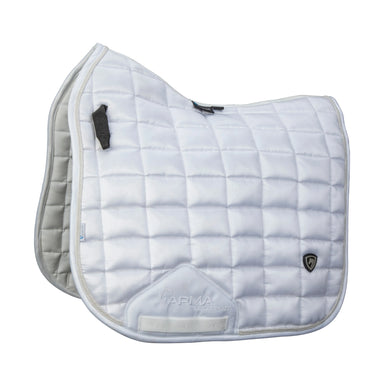 Shires White ARMA Eltar Satin Dressage Saddlecloth| Online For Equine