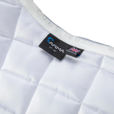 Shires White ARMA Eltar Satin Dressage Saddlecloth| Online For Equine