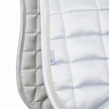 Shires White ARMA Eltar Satin Dressage Saddlecloth| Online For Equine