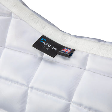 Shires White ARMA Eltar Satin Jump Saddlecloth| Online For Equine