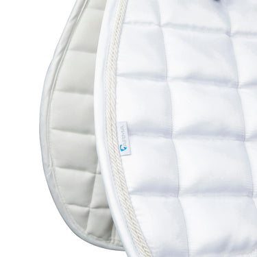 Shires White ARMA Eltar Satin Saddlecloth| Online For Equine