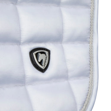 Shires White ARMA Eltar Satin Saddlecloth| Online For Equine
