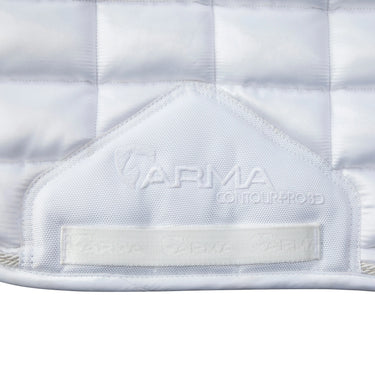 Shires White ARMA Eltar Satin Saddlecloth| Online For Equine