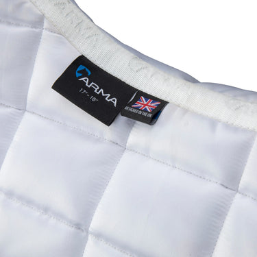 Shires White ARMA Eltar Satin Saddlecloth| Online For Equine