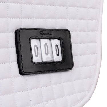Shires White ARMA Numbered Saddlecloth| Online For Equine