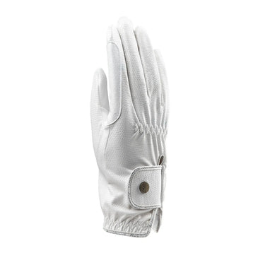 Shires White Aubrion Stadium FlexFit Riding Gloves - Child| Online For Equine