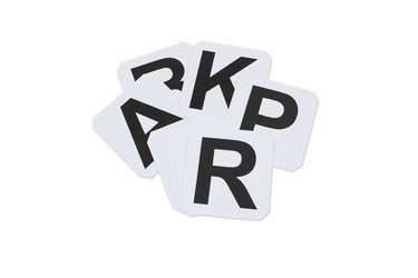 Shires White Self-adhesive Dressage Letters| Online For Equine