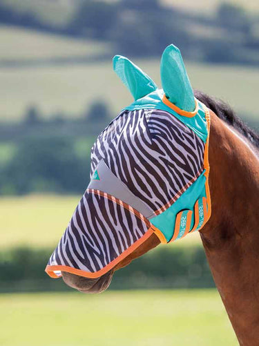 Buy Shires Zeb-Tek Fly Mask With Ears & Nose| Online for Equine