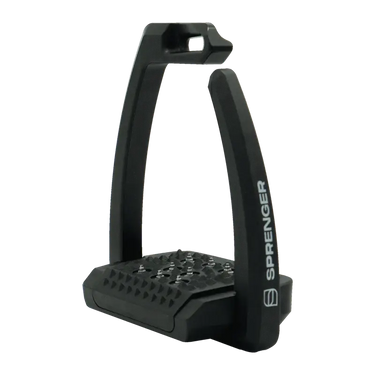 Buy the Sprenger AERO-Stirrups with spikes - Black | Online for Equine