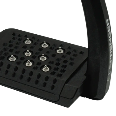 Buy the Sprenger AERO-Stirrups with spikes - Black | Online for Equine