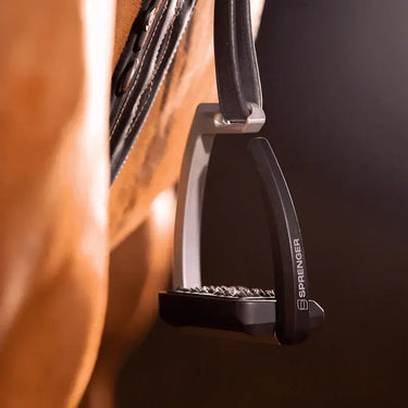 Buy the Sprenger AERO-Stirrups with spikes - Black | Online for Equine
