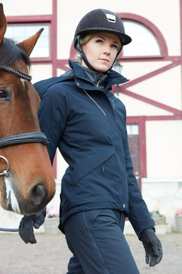 Buy Stierna Navy Stella Ladies Winter Short Jacket| Online for Equine