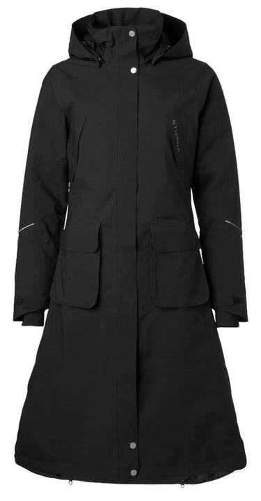 Buy Stierna Stella Long Ladies Black Winter Coat| Online for Equine