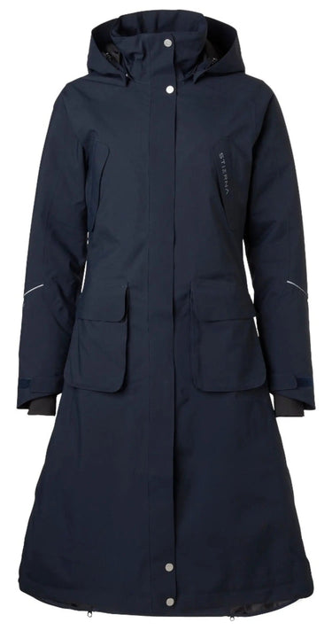 Buy Stierna Stella Long Ladies Navy Winter Coat| Online for Equine