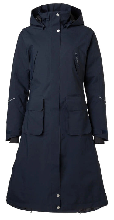 Buy Stierna Stella Long Ladies Navy Winter Coat| Online for Equine