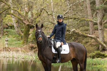 Buy Stierna Storm Ladies Waterproof Navy Rain Coat| Online for Equine