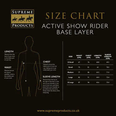 Buy Supreme Products Active Show Rider Base Layer| Online for Equine