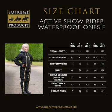 Buy Supreme Products Active Show Rider Waterproof Onesie| Online for Equine