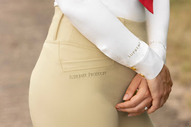 Supreme Products Champion Show Rider Competition Breeches Oatmeal Beige| Online For Equine