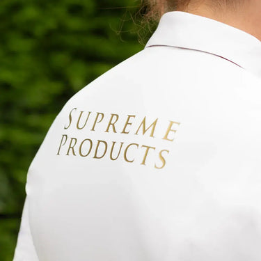 Supreme Products Ladies Long Sleeve Champion Show Rider Competition Shirt with Zip Blue| Online For Equine