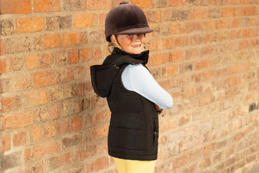 Supreme Products Long Sleeve Champion Junior Show Rider Competition Shirt with Zip Blue/White| Online For Equine