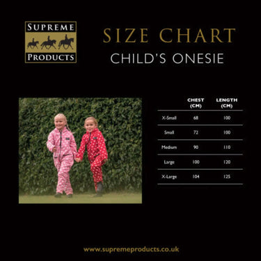 Buy Supreme Products Child's Dotty Fleece Onesie| Online for Equine