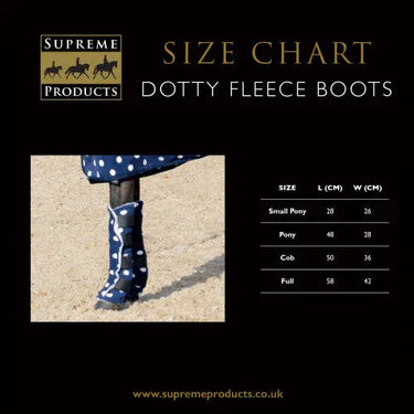 Buy Supreme Products Dotty Fleece Boots| Online for Equine