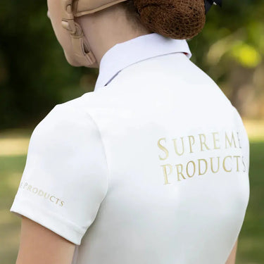 Supreme Products Short Sleeve Champion Junior Show Rider Competition Shirt with Button| Online For Equine