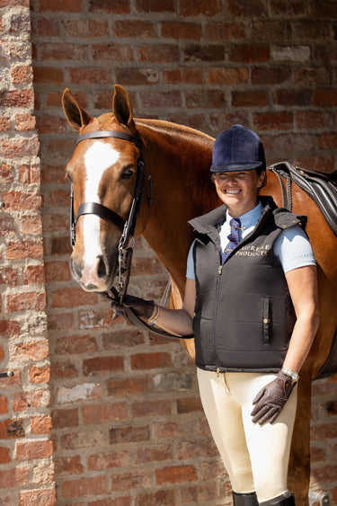 Supreme Products Short Sleeve Champion Ladies Show Rider Competition Shirt with Zip Blue| Online For Equine