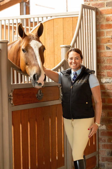 Supreme Products Short Sleeve Champion Ladies Show Rider Competition Shirt with Zip Blue| Online For Equine