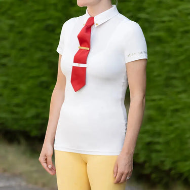 Supreme Products Short Sleeve Champion Show Rider Competition Shirt with Zip Cream| Online For Equine