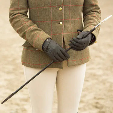 Buy Supreme Products Stag Horn Plaited Show Cane-Brown-24" (60cm)| Online for Equine