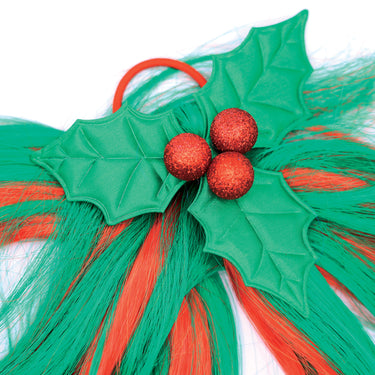 Equetech Christmas Holly Festive Christmas Tail Tassel