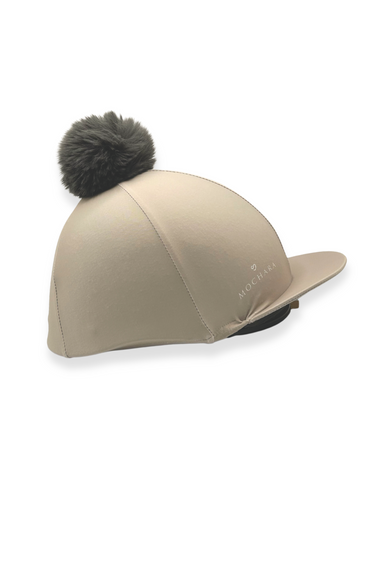 Buy Mochara Riding Hat Silk Taupe | Online for Equine