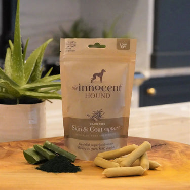 Buy The Innocent Hound Skin & Coat Support Sausage Treats | Online for Equine