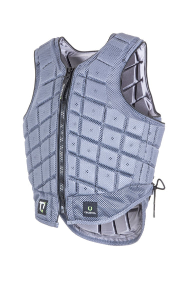 Buy the Champion Gunmetal Grey Titanium Adults Ti22 Body Protector | Online for Equine