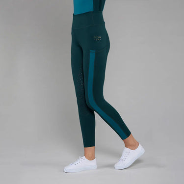Toggi Dark Green Sculptor Maret Womens Riding Tights| Online For Equine