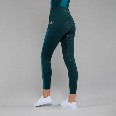 Toggi Dark Green Sculptor Maret Womens Riding Tights| Online For Equine