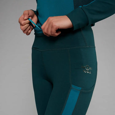 Toggi Dark Green Sculptor Maret Womens Riding Tights| Online For Equine