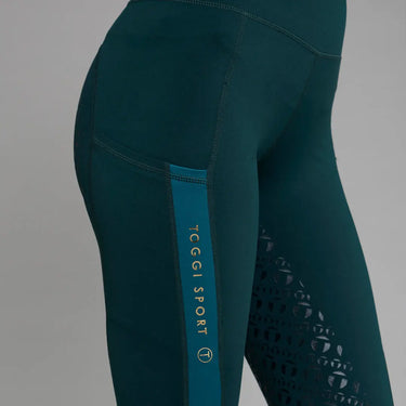Toggi Dark Green Sculptor Maret Womens Riding Tights| Online For Equine